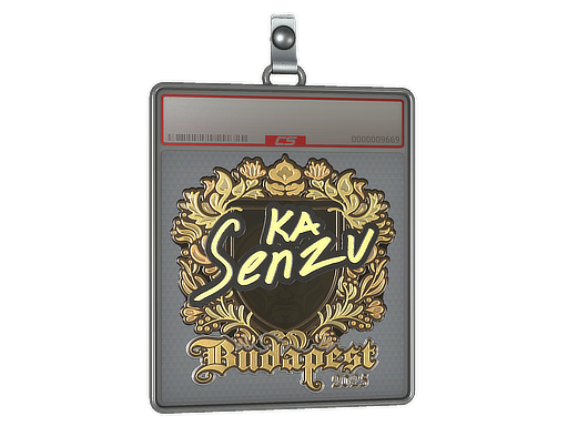 Sticker Slab | Senzu (Gold) | Budapest 2025