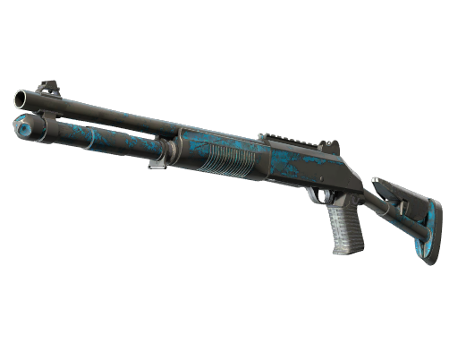Souvenir XM1014 | VariCamo Blue (Закаленное в боях)