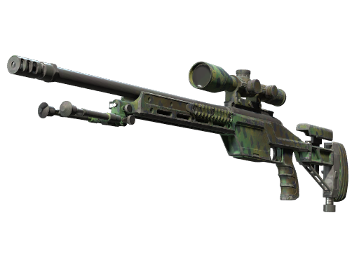 Souvenir SSG 08 | Jungle Dashed (Поношенное)