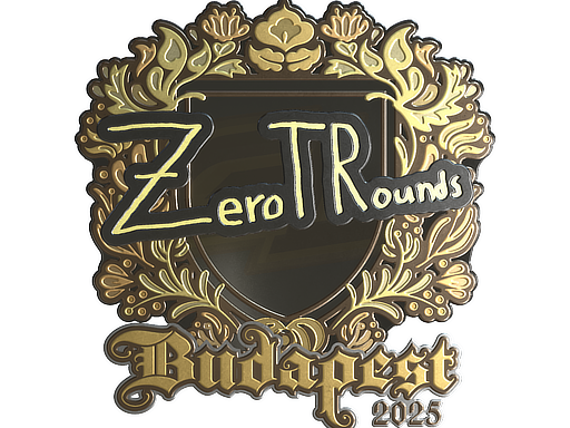 Sticker | ztr (Gold) | Budapest 2025