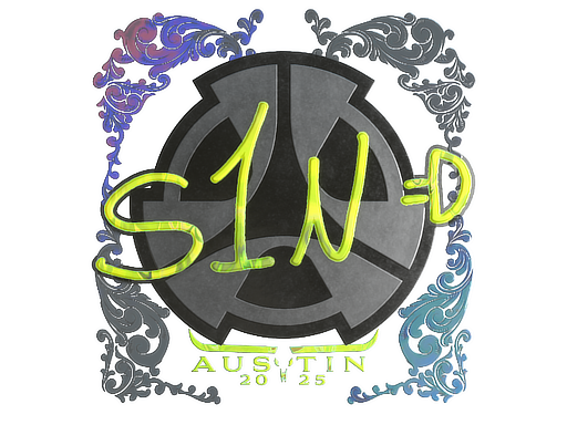 Sticker | s1n (Holo) | Austin 2025