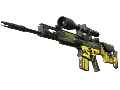 StatTrak™ SCAR-20 | Jungle Slipstream (После полевых испытаний)