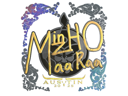 Наклейка | mzinho (голографическая) | Остин-2025