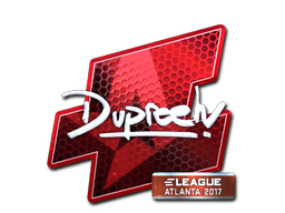 Наклейка | dupreeh (металлическая) | Атланта-2017