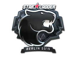 Наклейка | FURIA (металлическая) | Берлин-2019