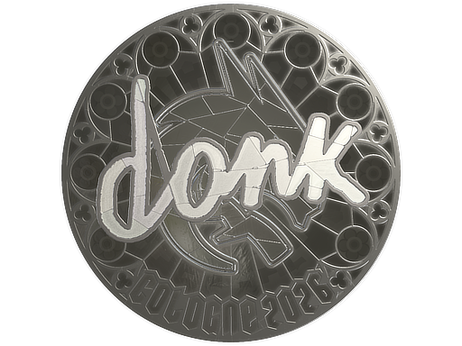 Наклейка | donk (металлическая) | Кёльн-2026
