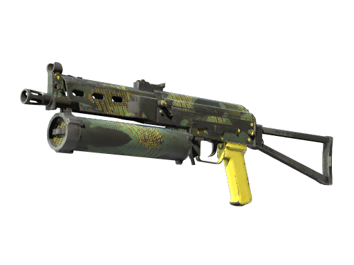 StatTrak™ PP-Bizon | Jungle Slipstream (После полевых испытаний)