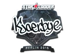 Наклейка | Kjaerbye (металлическая) | Берлин-2019