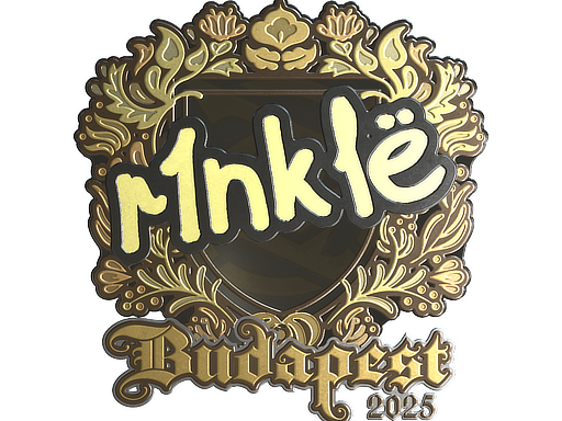 Sticker | r1nkle (Gold) | Budapest 2025