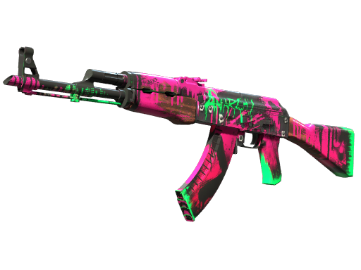 StatTrak™ AK-47 | Neon Revolution (Немного поношенное)