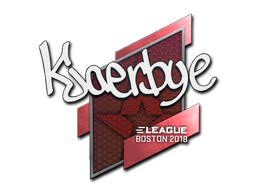 Наклейка | Kjaerbye | Бостон-2018