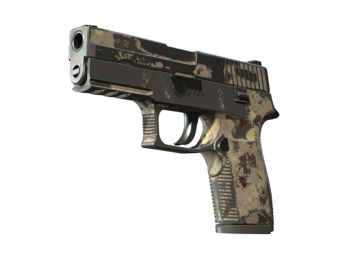 Souvenir P250 | Black & Tan (Закаленное в боях)