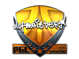 Наклейка | olofmeister (металлическая) | Краков-2017
