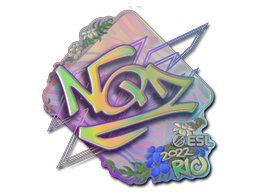 Наклейка | NQZ (голографическая) | Рио-2022