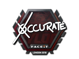 Наклейка | xccurate | Лондон-2018