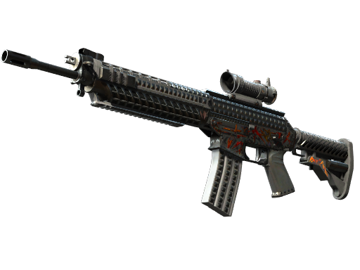 SG 553 | Heavy Metal (Закаленное в боях)