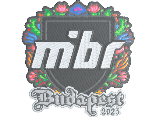 Sticker | MIBR (Embroidered) | Budapest 2025