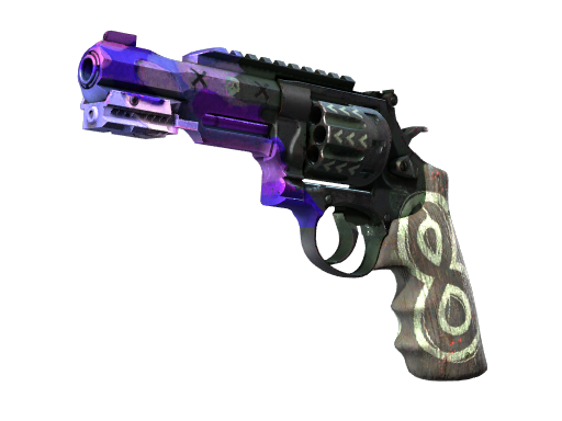 StatTrak™ R8 Revolver | Crazy 8 (После полевых испытаний)