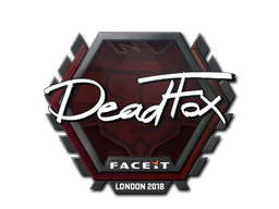 Наклейка | DeadFox | Лондон-2018