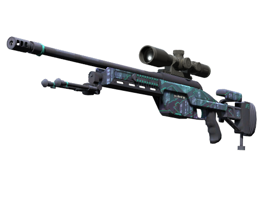 StatTrak™ SSG 08 | Mainframe 001 (Немного поношенное)