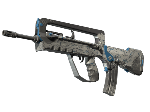 FAMAS | Halftone Wash (Немного поношенное)