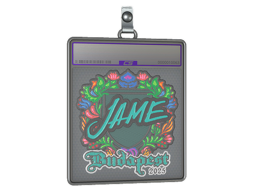 Sticker Slab | Jame (Embroidered) | Budapest 2025