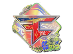 Наклейка | FaZe Clan (голографическая) | Рио-2022