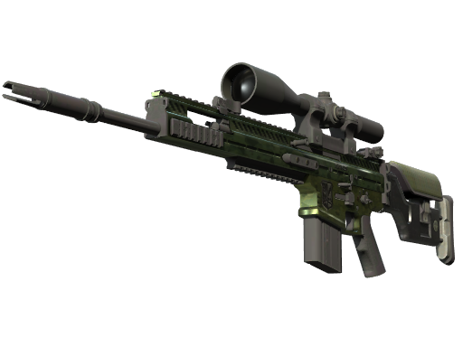 SCAR-20 | Green Marine (Немного поношенное)