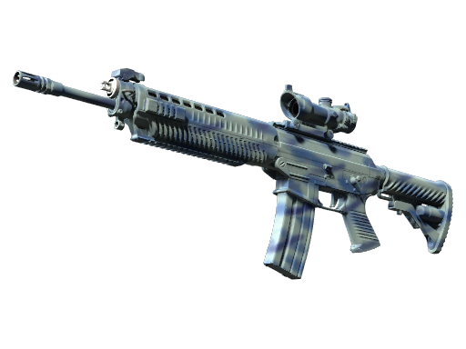 SG 553 | Wave Spray (Немного поношенное)