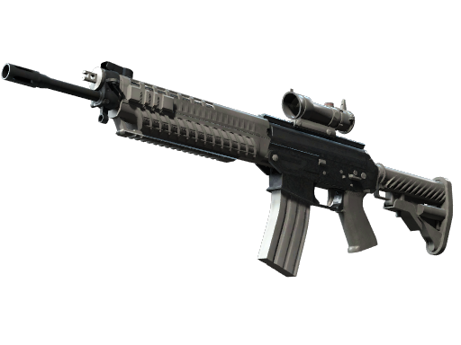 SG 553 | Damascus Steel (Закаленное в боях)