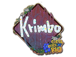 Наклейка | Krimbo (с блёстками) | Рио-2022