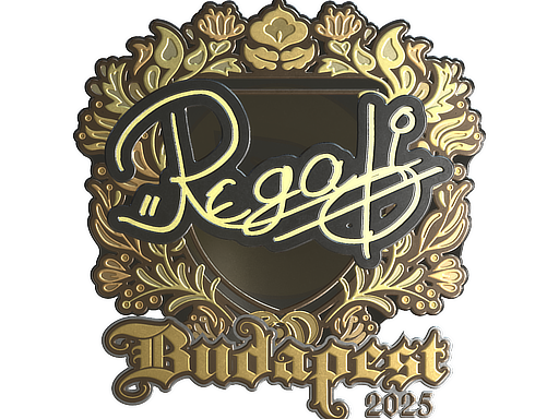 Sticker | regali (Gold) | Budapest 2025