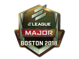 Наклейка | ELEAGUE (голографическая) | Бостон-2018