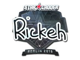Наклейка | Rickeh (металлическая) | Берлин-2019