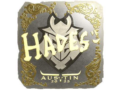 Sticker | hades (Gold) | Austin 2025
