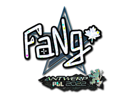 Наклейка | FaNg (с блёстками) | Антверпен-2022