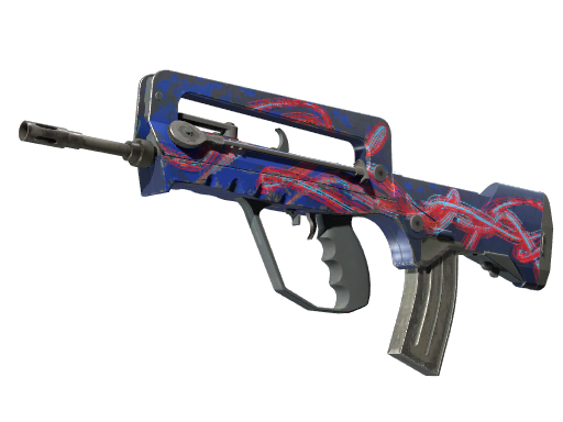FAMAS | Afterimage (Немного поношенное)