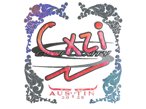 Наклейка | Cxzi (голографическая) | Остин-2025