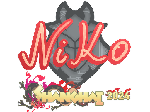 Наклейка | NiKo | Шанхай-2024
