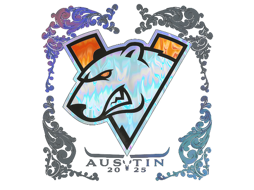 Наклейка | Virtus.Pro (голографическая) | Остин-2025