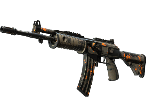 Galil AR | Orange DDPAT (Закаленное в боях)