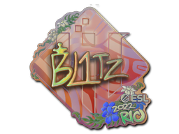Наклейка | bLitz (голографическая) | Рио-2022