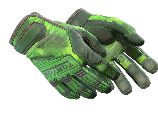 ★ Specialist Gloves | Lime Polycam (Закаленное в боях)