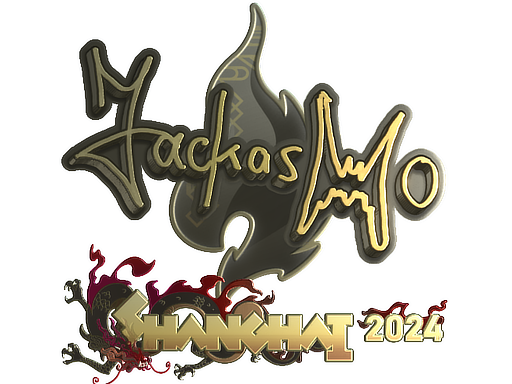 Sticker | jackasmo (Gold) | Shanghai 2024