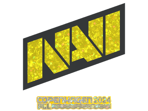 Наклейка | Natus Vincere (с блёстками) | Копенгаген-2024