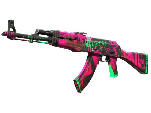 StatTrak™ AK-47 | Neon Revolution (После полевых испытаний)