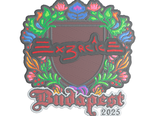 Sticker | Ex3rcice (Embroidered) | Budapest 2025