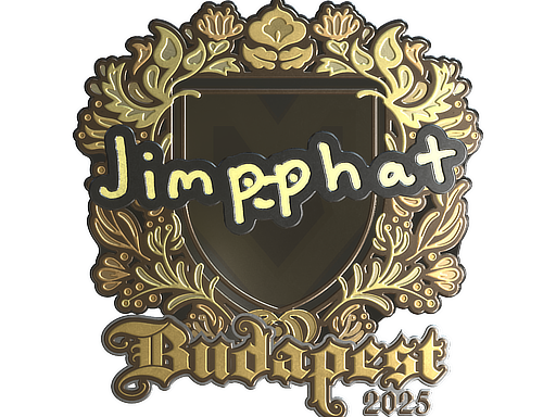 Наклейка | Jimpphat (золотая) | Будапешт-2025