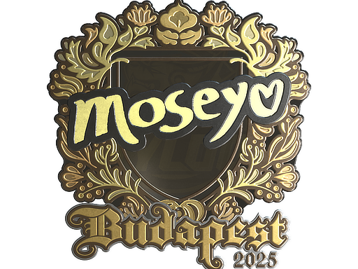 Sticker | Moseyuh (Gold) | Budapest 2025