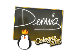 Наклейка | dennis | Кёльн-2015